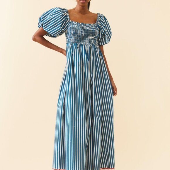 Eddy Dresses & Skirts - Aurora Dress - Navy Stripe